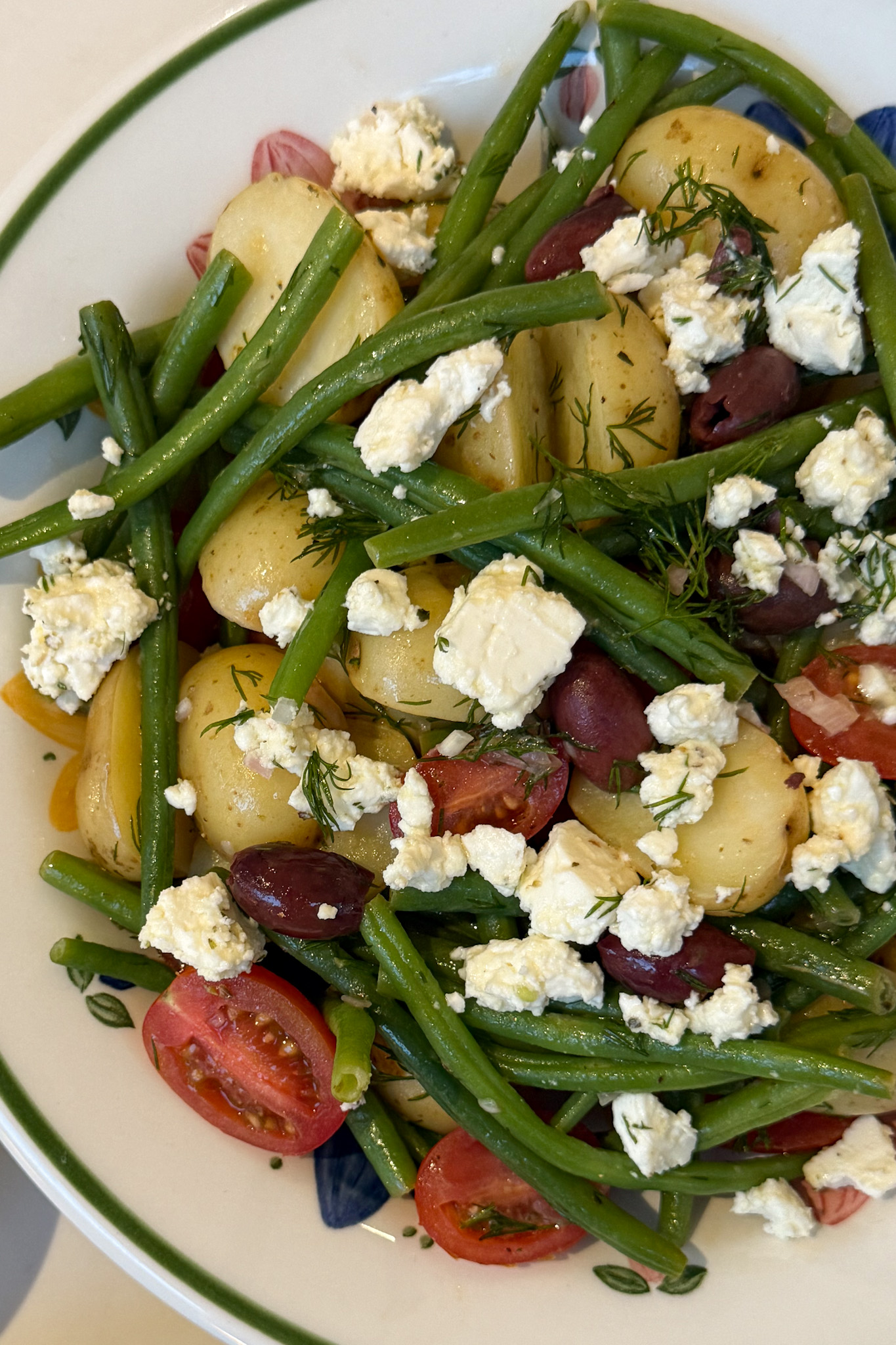 Greek Potato & Green Bean Salad
