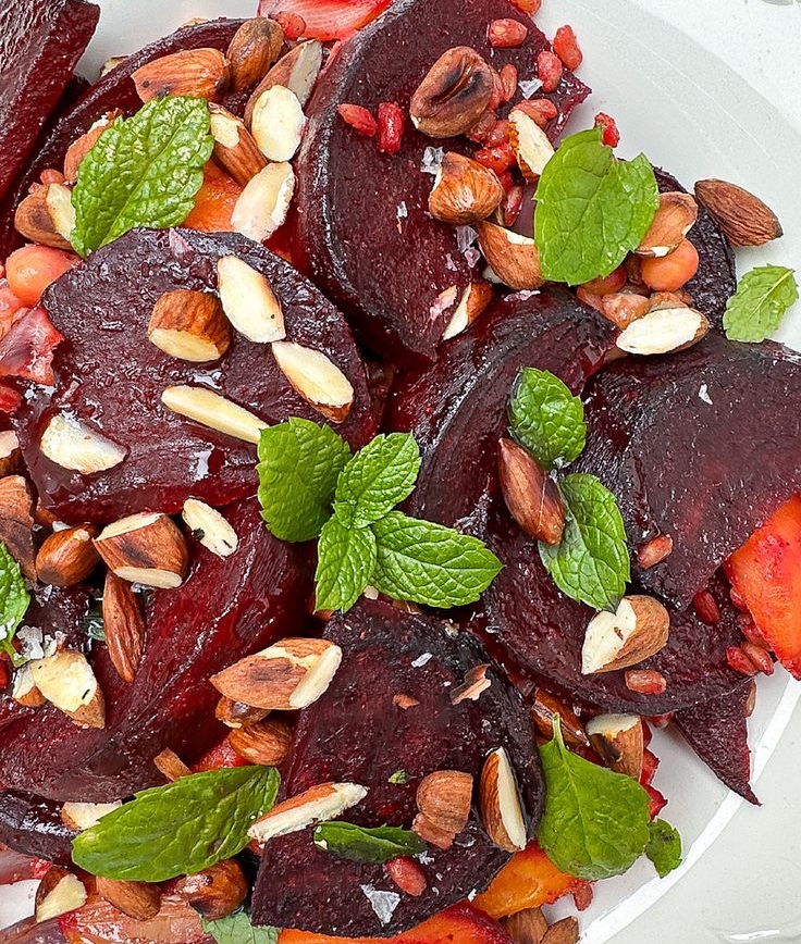 Roasted Beetroot, Carrot & Spelt Salad