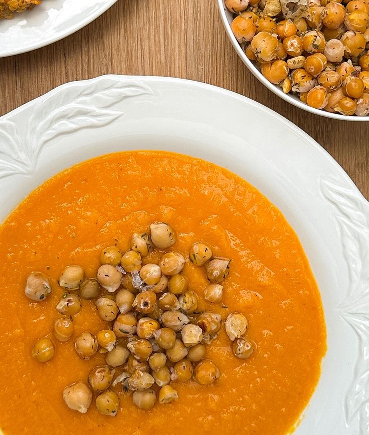 Spiced Butternut Squash & Carrot Soup