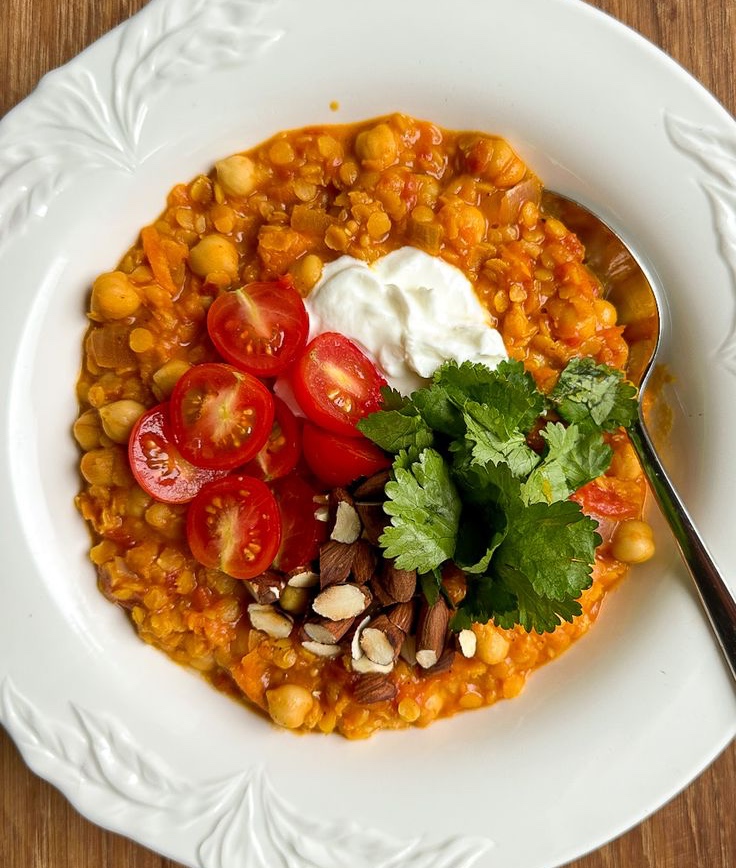 Red Lentil & Chickpea Dahl